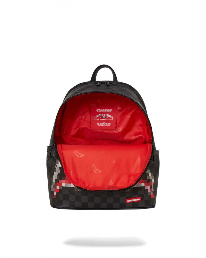 Sprayground Backpack CENSORED SAVAGE Black | EXOIS9674