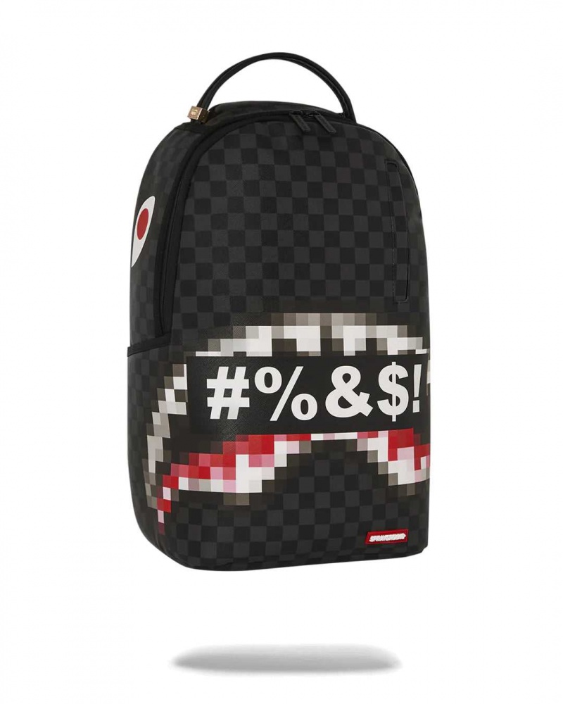 Sprayground Backpack CENSORED BACKPACK Black | YZIKU3057