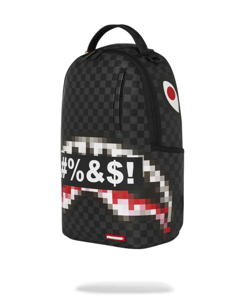 Sprayground Backpack CENSORED BACKPACK Black | YZIKU3057