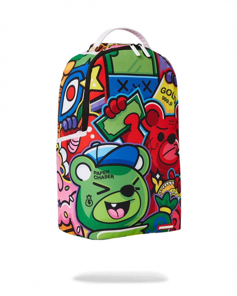 Sprayground Backpack CHARACTER MASHUP DLXSR BACKPACK Red | ANEIL5627