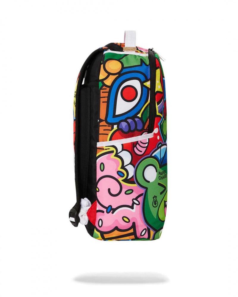 Sprayground Backpack CHARACTER MASHUP DLXSR BACKPACK Red | ANEIL5627