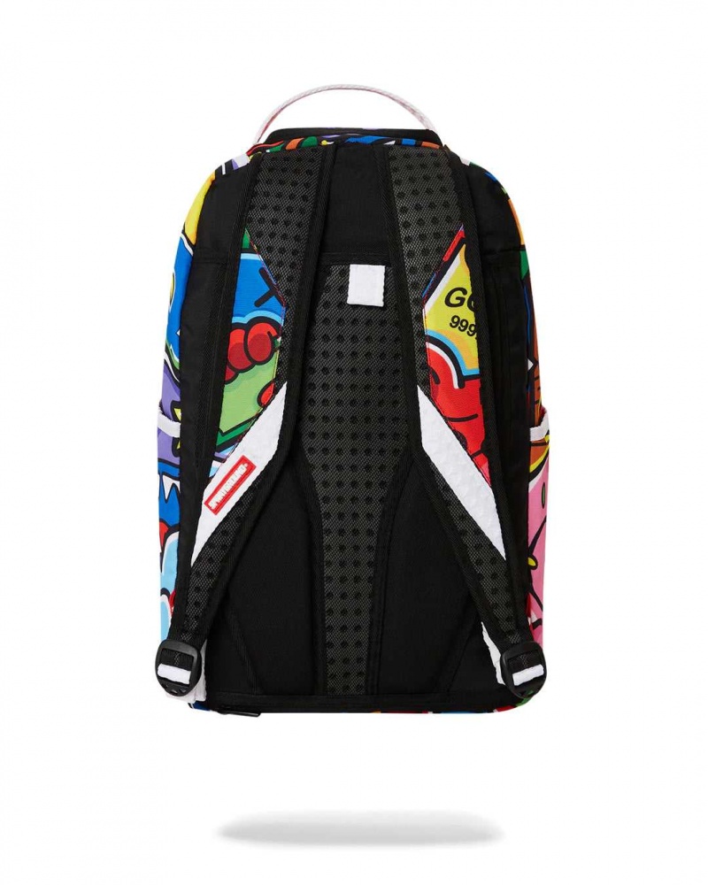 Sprayground Backpack CHARACTER MASHUP DLXSR BACKPACK Red | ANEIL5627