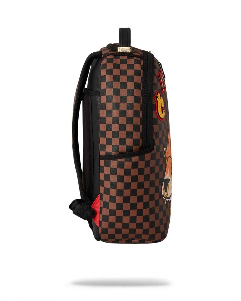 Sprayground Backpack CHEETAH SPEED SHARK TYREEK HILL  BACKPACK Brown | NSCIQ0216