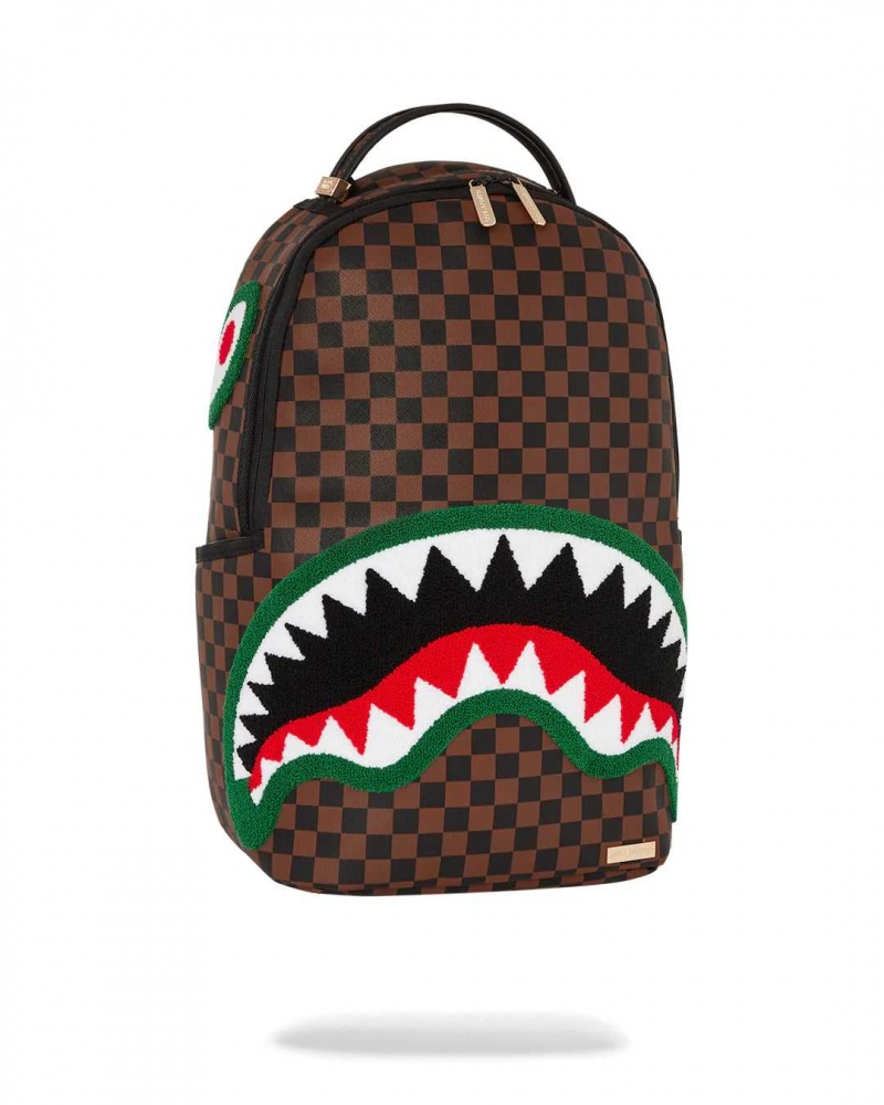 Sprayground Backpack CHENILLE SIP BACKPACK Brown | JSQVR3756