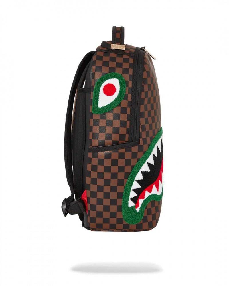 Sprayground Backpack CHENILLE SIP BACKPACK Brown | JSQVR3756