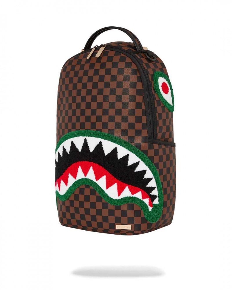 Sprayground Backpack CHENILLE SIP BACKPACK Brown | JSQVR3756