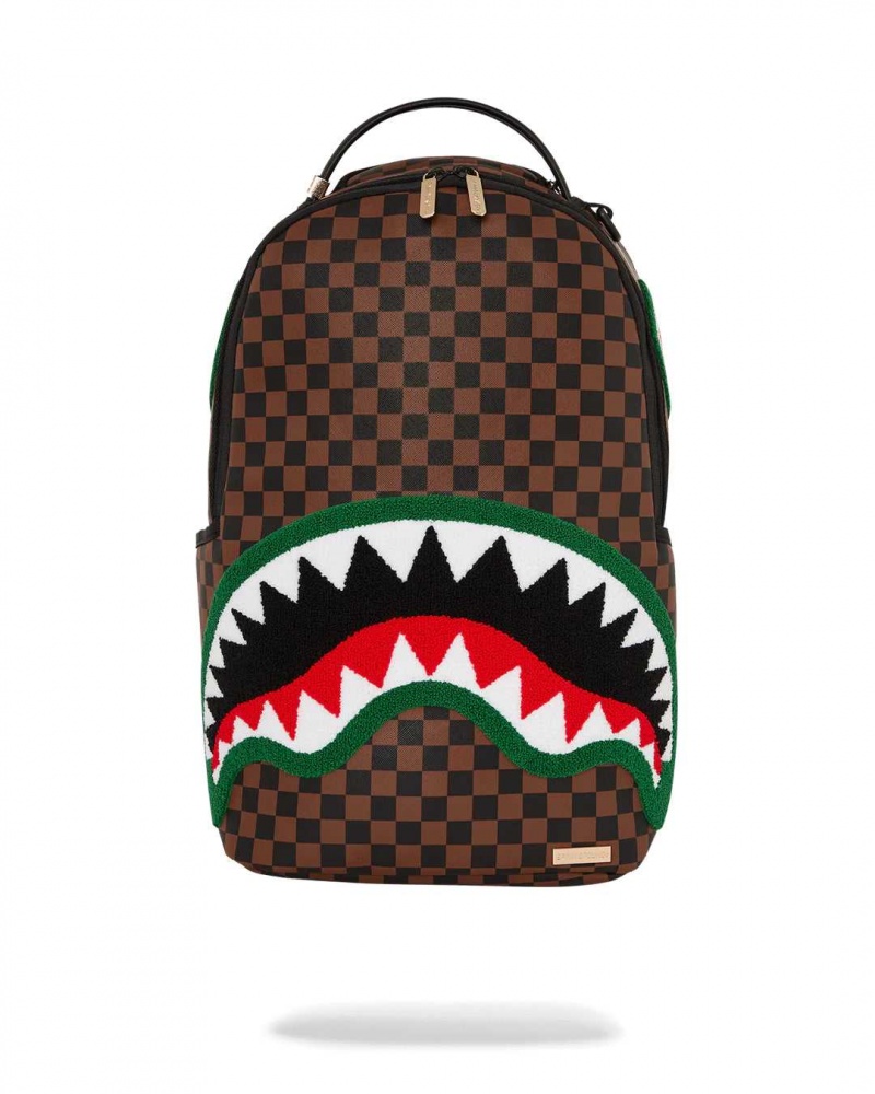 Sprayground Backpack CHENILLE SIP BACKPACK Brown | JSQVR3756