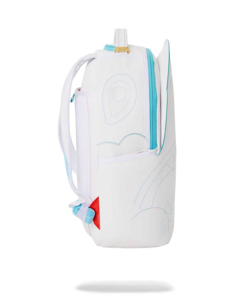 Sprayground Backpack CLOUD DLXVF BACKPACK White | GVNBK8153