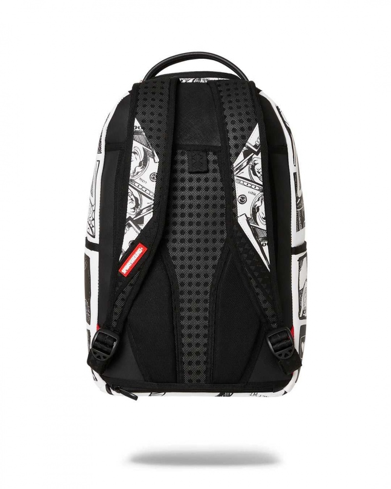 Sprayground Backpack COMICBAG.20 DLXR BACKPACK White | UXVLS3420