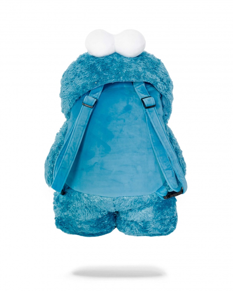 Sprayground Backpack COOKIE MONSTER MONEY BEAR Blue | ECQJK2319