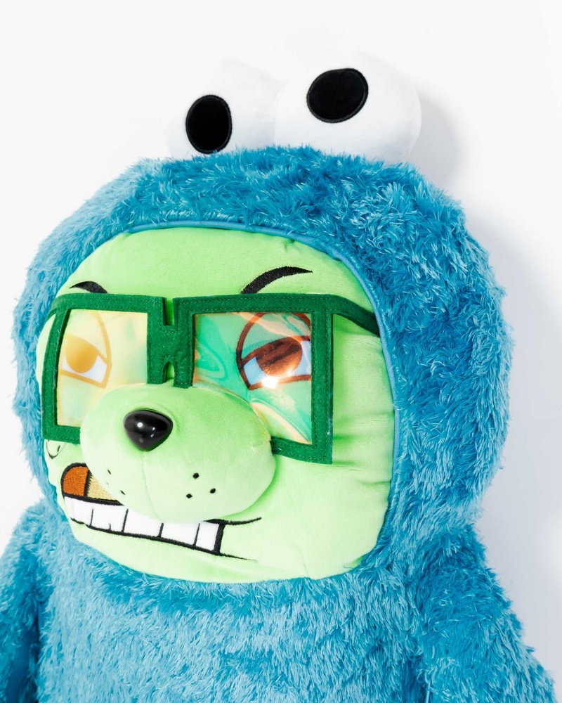 Sprayground Backpack COOKIE MONSTER MONEY BEAR Blue | ECQJK2319