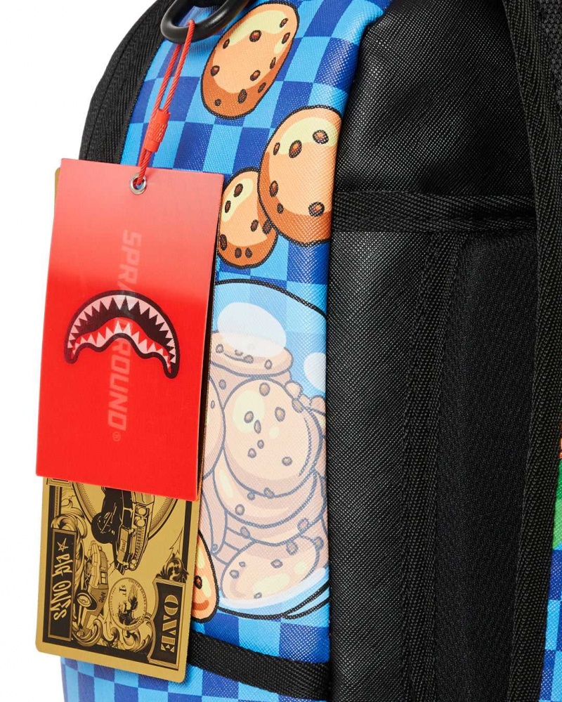 Sprayground Backpack COOKIE MONSTER BUBBLE DLXR BACKPACK Blue | LTIJR4573