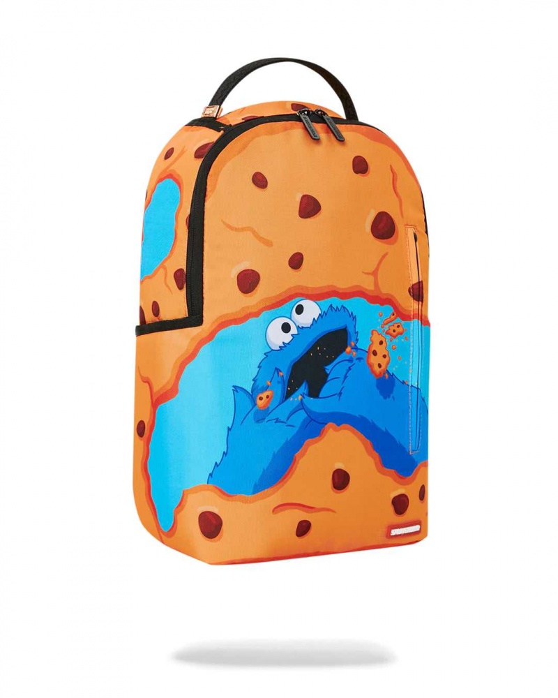 Sprayground Backpack COOKIE MONSTER SNACK ATTACK BACKPACK Orange | PQDFR0185