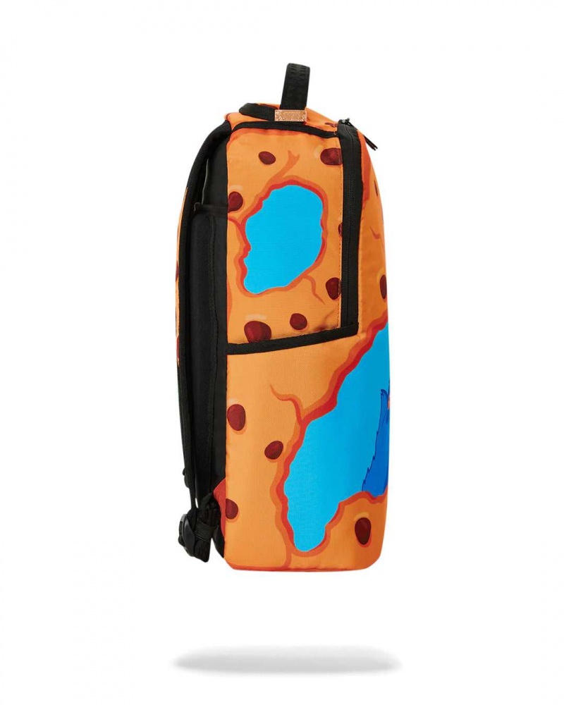 Sprayground Backpack COOKIE MONSTER SNACK ATTACK BACKPACK Orange | PQDFR0185