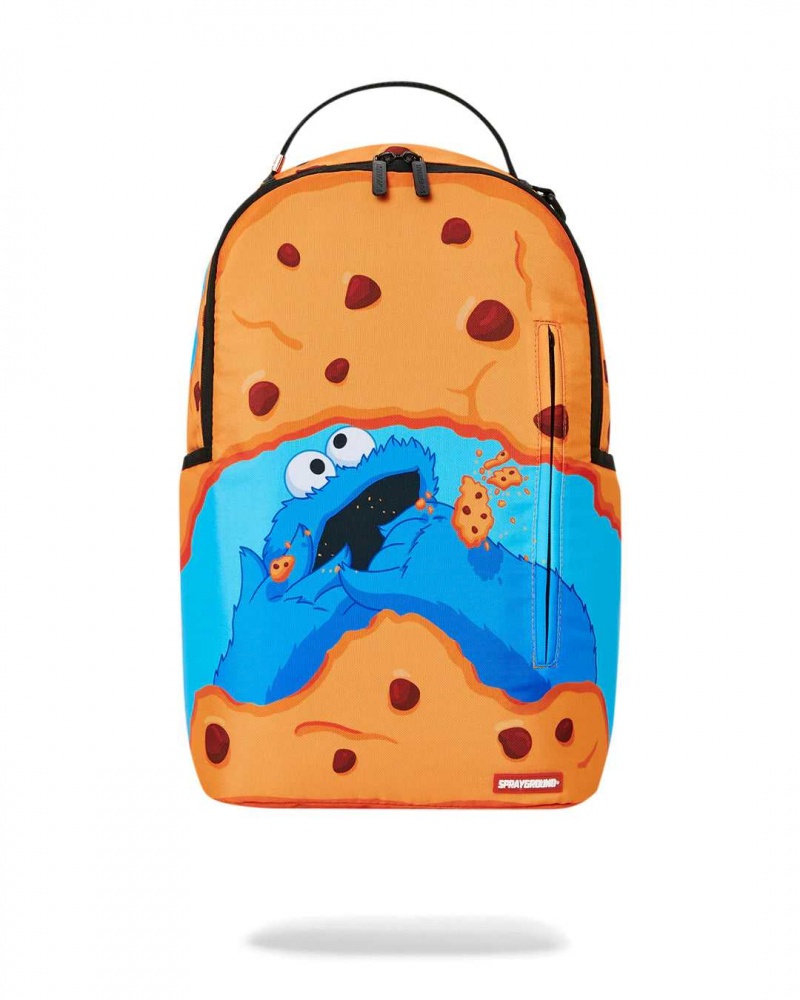 Sprayground Backpack COOKIE MONSTER SNACK ATTACK BACKPACK Orange | PQDFR0185