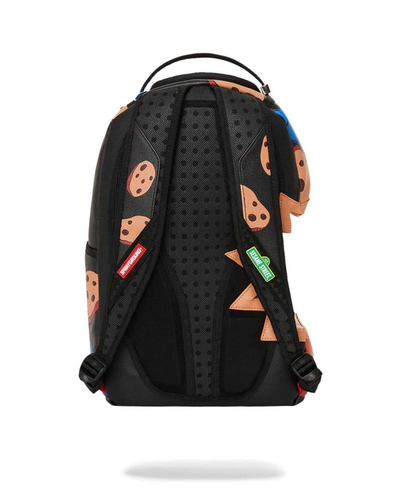 Sprayground Backpack COOKIE MONSTER BITE BACKPACK Black | PLZVF1573