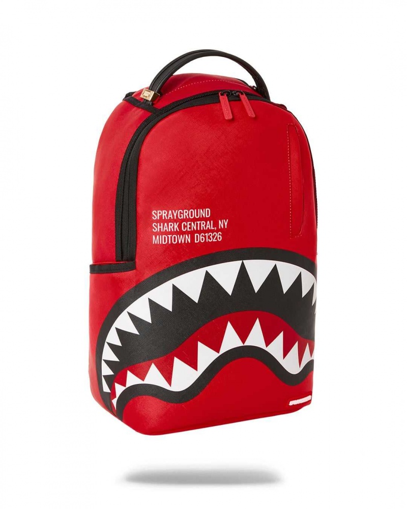 Sprayground Backpack CORE SHARKMOUTH BACKPACK Red | NECVK8204