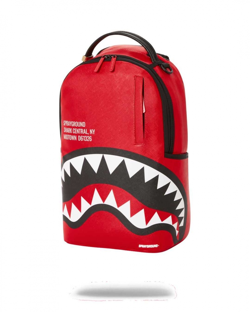 Sprayground Backpack CORE SHARKMOUTH BACKPACK Red | NECVK8204