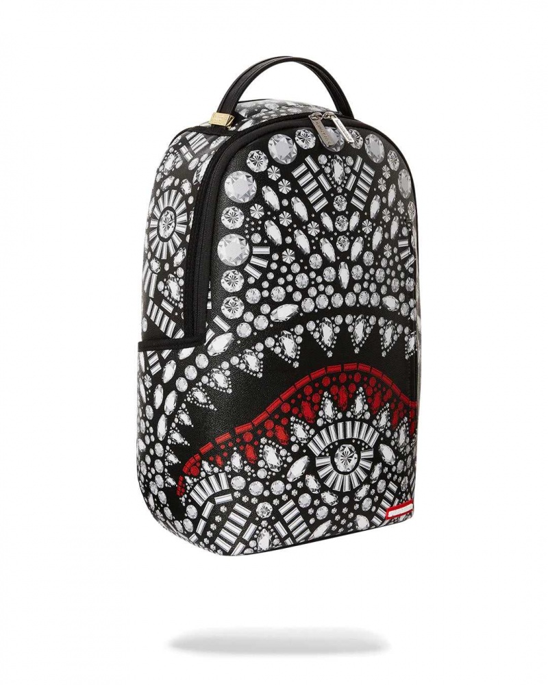 Sprayground Backpack CRAZY DIAMOND DESIGN DLXV BACKPACK Black | AJXNS2649