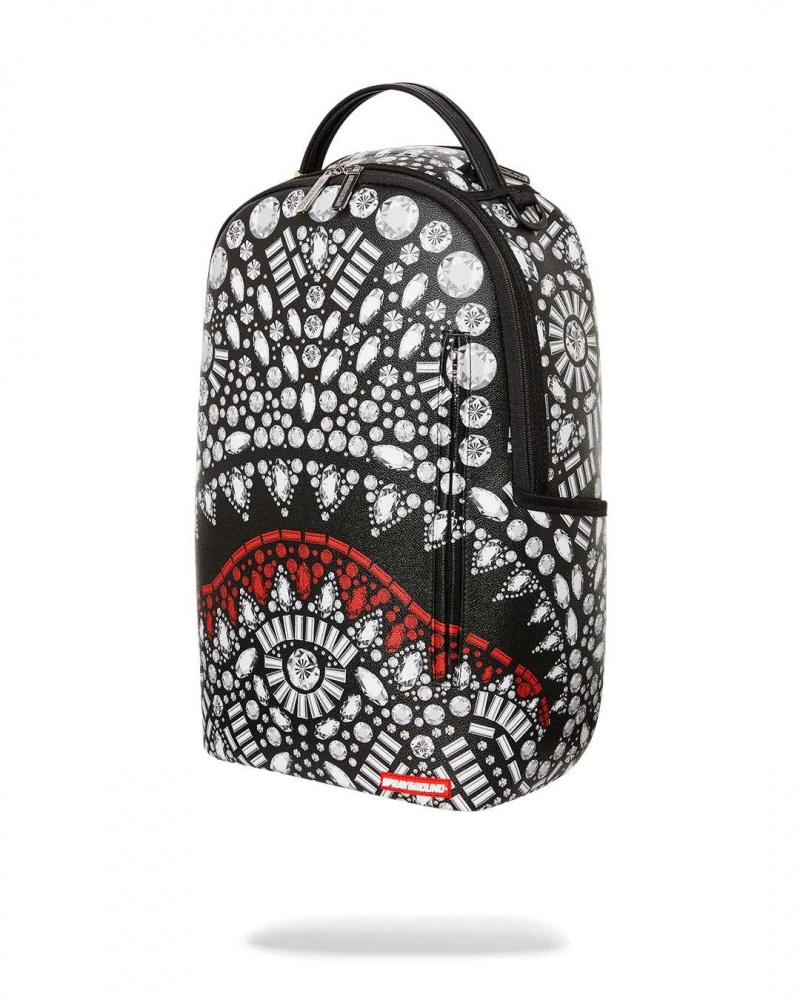 Sprayground Backpack CRAZY DIAMOND DESIGN DLXV BACKPACK Black | AJXNS2649