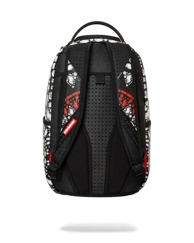 Sprayground Backpack CRAZY DIAMOND DESIGN DLXV BACKPACK Black | AJXNS2649