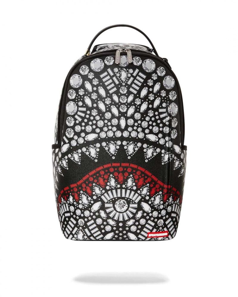 Sprayground Backpack CRAZY DIAMOND DESIGN DLXV BACKPACK Black | AJXNS2649