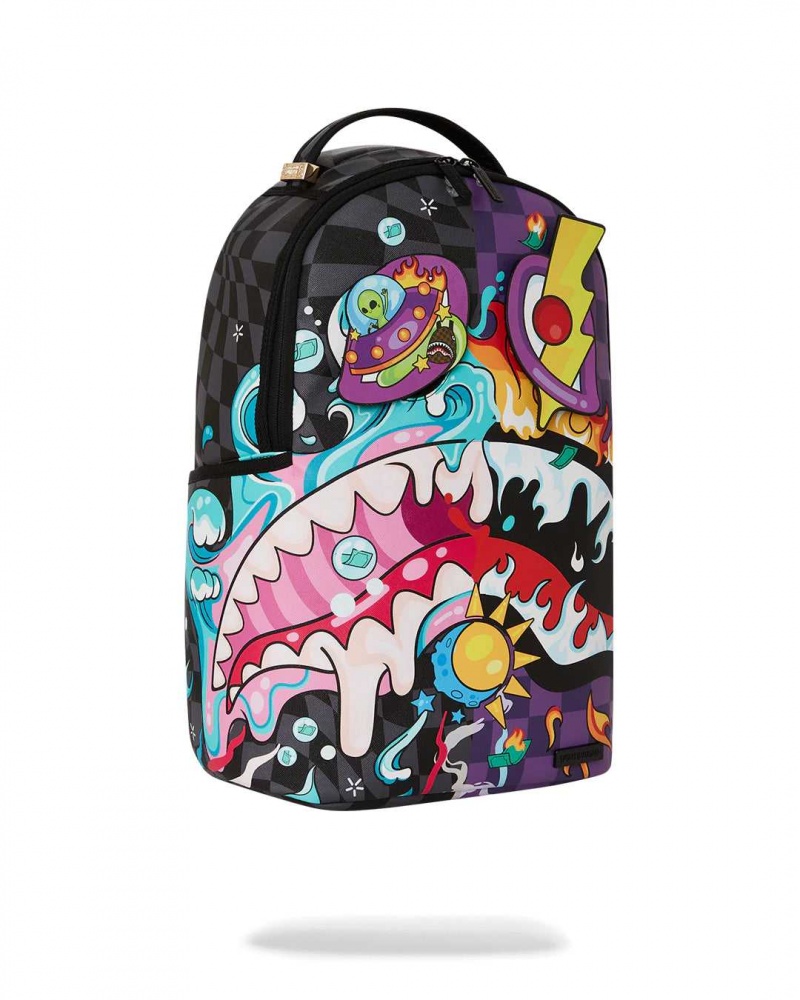 Sprayground Backpack CRAZY EYES BACKPACK Fuchsia | LZCQD3294