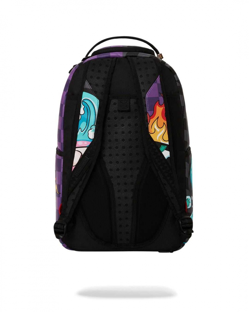 Sprayground Backpack CRAZY EYES BACKPACK Fuchsia | LZCQD3294