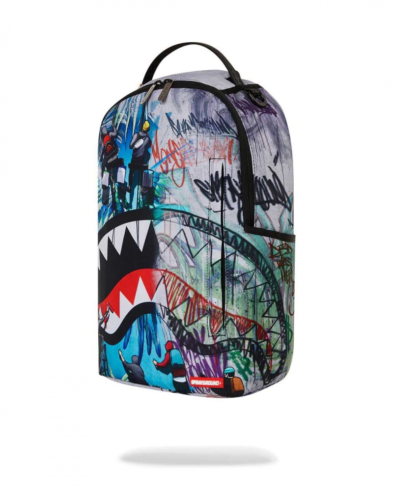 Sprayground Backpack CREATORS OF BAGS DLXSR BACKPACK Blue | MHYCA6459