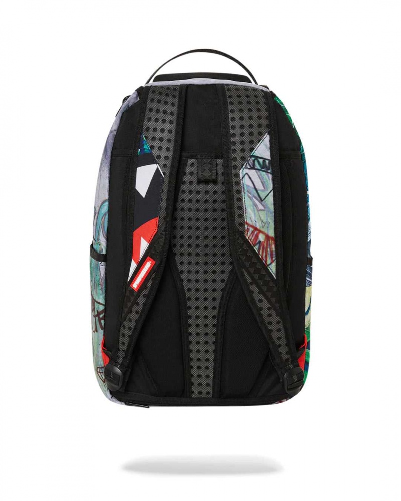 Sprayground Backpack CREATORS OF BAGS DLXSR BACKPACK Blue | MHYCA6459