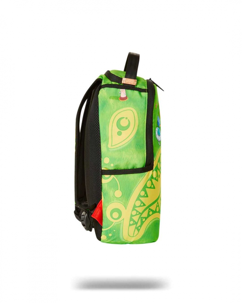 Sprayground Backpack CROP CIRCLES SHARK MINI BACKPACK Green | FMANZ5986