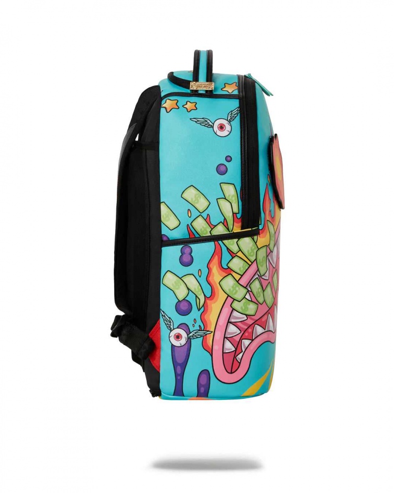 Sprayground Backpack DAZED AND SHARK 2.0 REMOVABLE EYES / Black | UMJLS4819