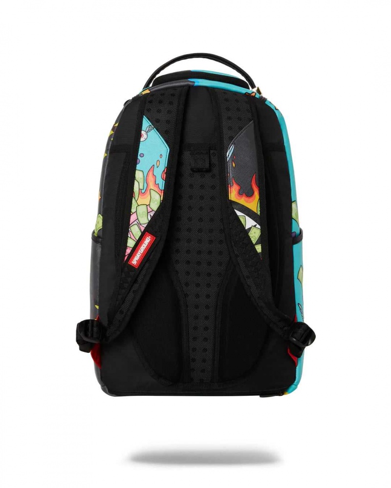 Sprayground Backpack DAZED AND SHARK 2.0 REMOVABLE EYES / Black | UMJLS4819