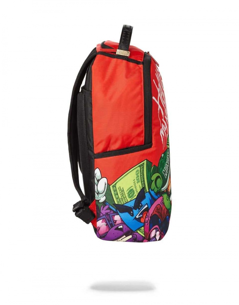 Sprayground Backpack DA BOUNCE HOUSE Red | SWJXZ9745