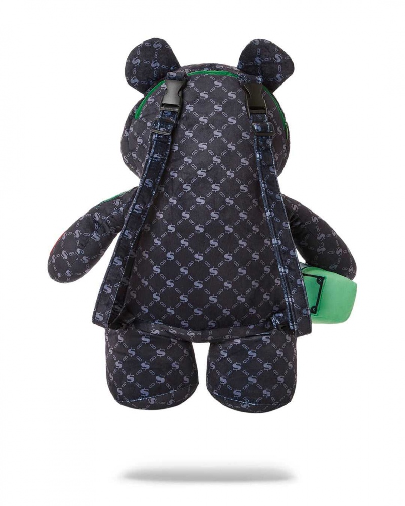 Sprayground Backpack DENIRO BEAR Black | LZJRY7316