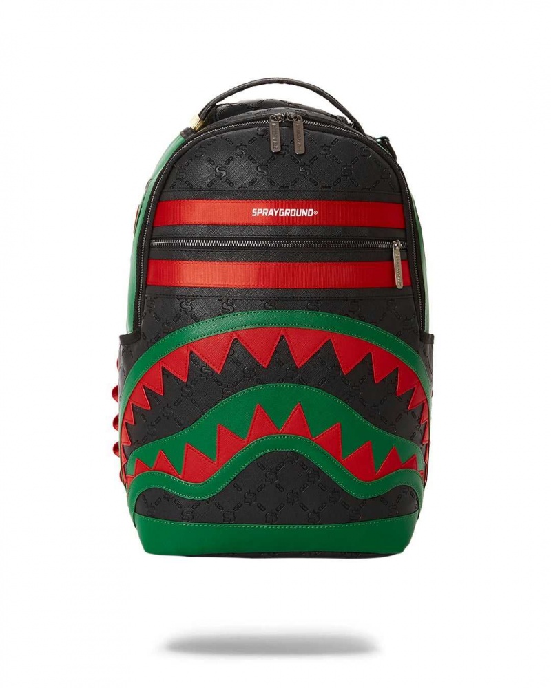 Sprayground Backpack DENIRO DLXVF BACKPACK Green | GIUPQ5786