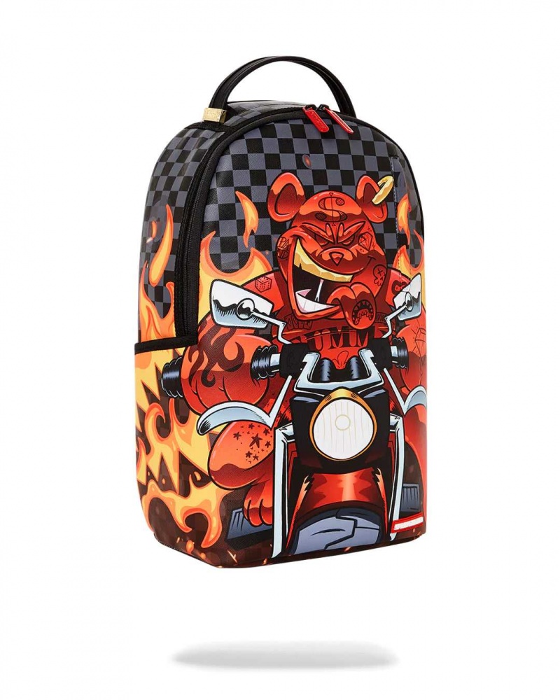 Sprayground Backpack DIABLO RIDER SHARK BACKPACK Dark Grey | BPJKH3056