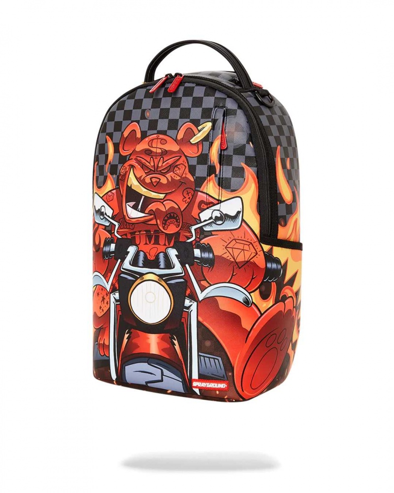 Sprayground Backpack DIABLO RIDER SHARK BACKPACK Dark Grey | BPJKH3056