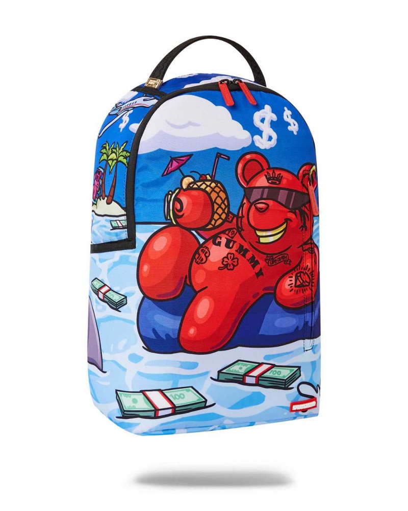 Sprayground Backpack DIABLO CHILLIN Blue | AFRKW7045