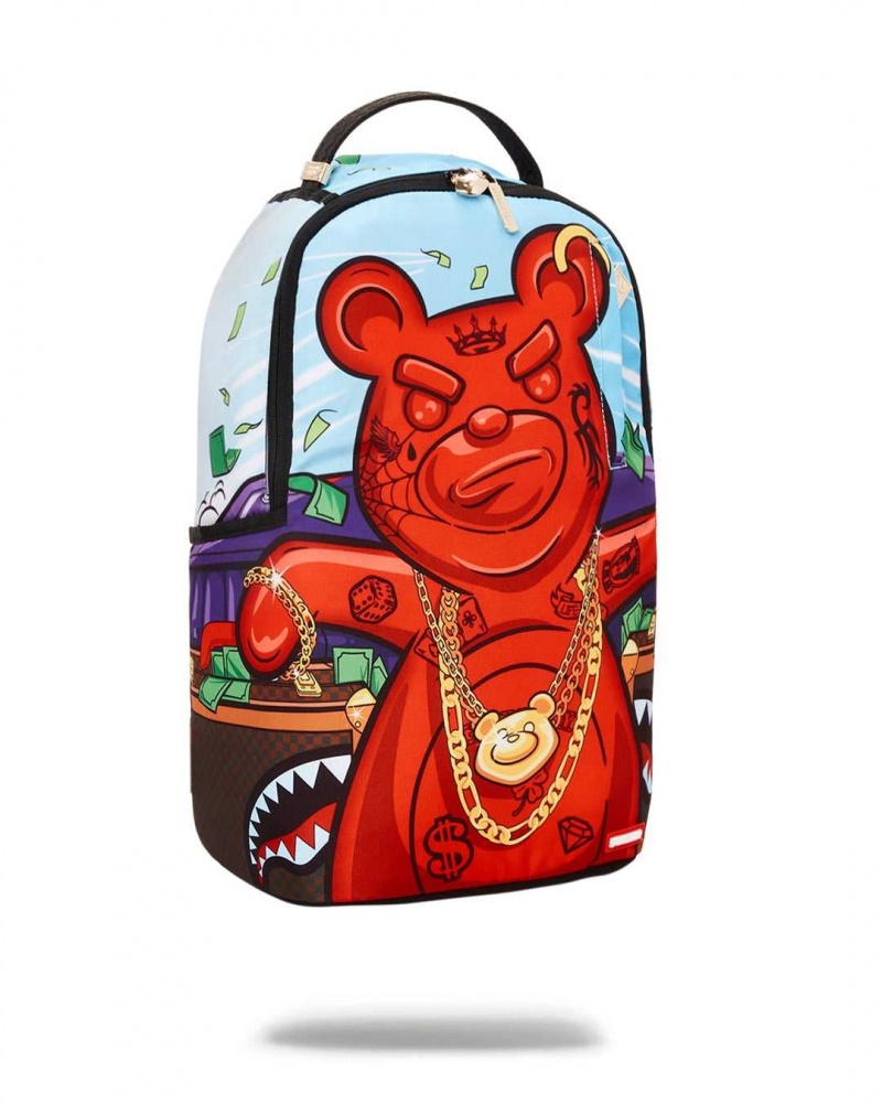 Sprayground Backpack DIABLO MONEY HEAD DLXR BACKPACK Blue | XLGYA3125