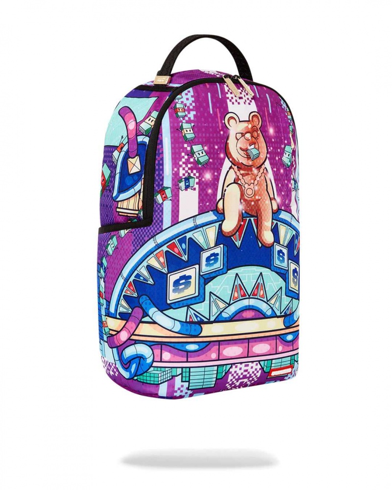 Sprayground Backpack DIABLO 24K MULTIVERSE DLXSR BACKPACK Purple | LROMQ4581