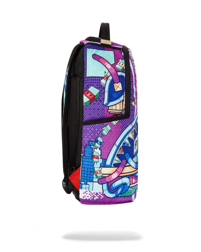 Sprayground Backpack DIABLO 24K MULTIVERSE DLXSR BACKPACK Purple | LROMQ4581