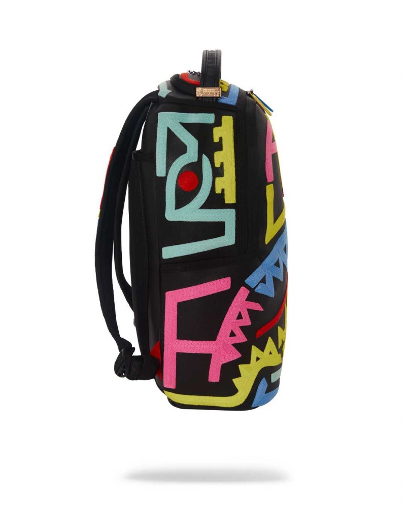 Sprayground Backpack ELECTRIC RETRO BACKPACK Yellow | HZWRT0247