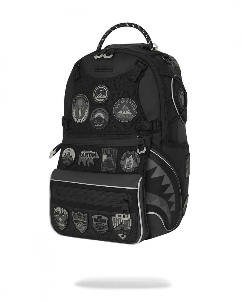 Sprayground Backpack EXPEDITION BACKPACK Black | ERYIH1685