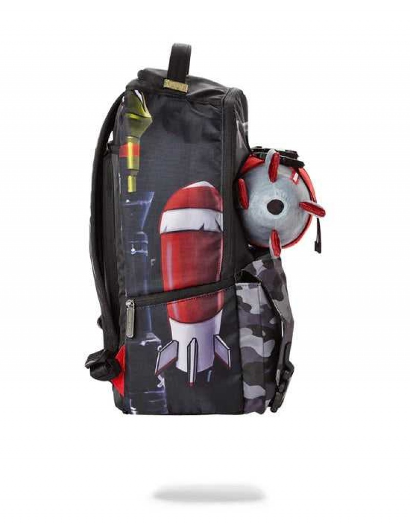 Sprayground Backpack FORTNITE BACK UP PLAN Black | GYWFQ5891