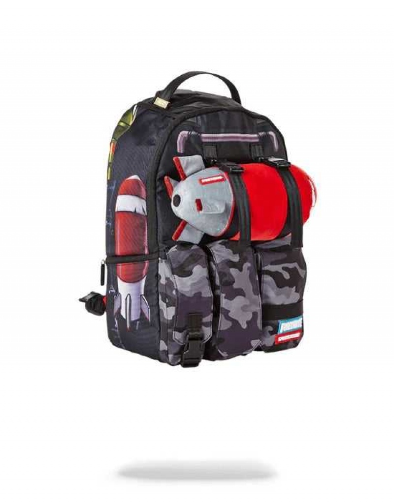 Sprayground Backpack FORTNITE BACK UP PLAN Black | GYWFQ5891