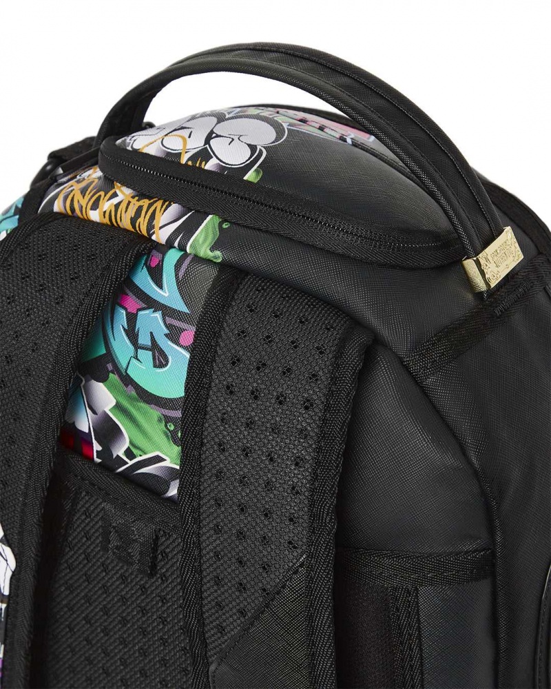 Sprayground Backpack HALF GRAFF 2 BACKPACK Black | EVBQN9628