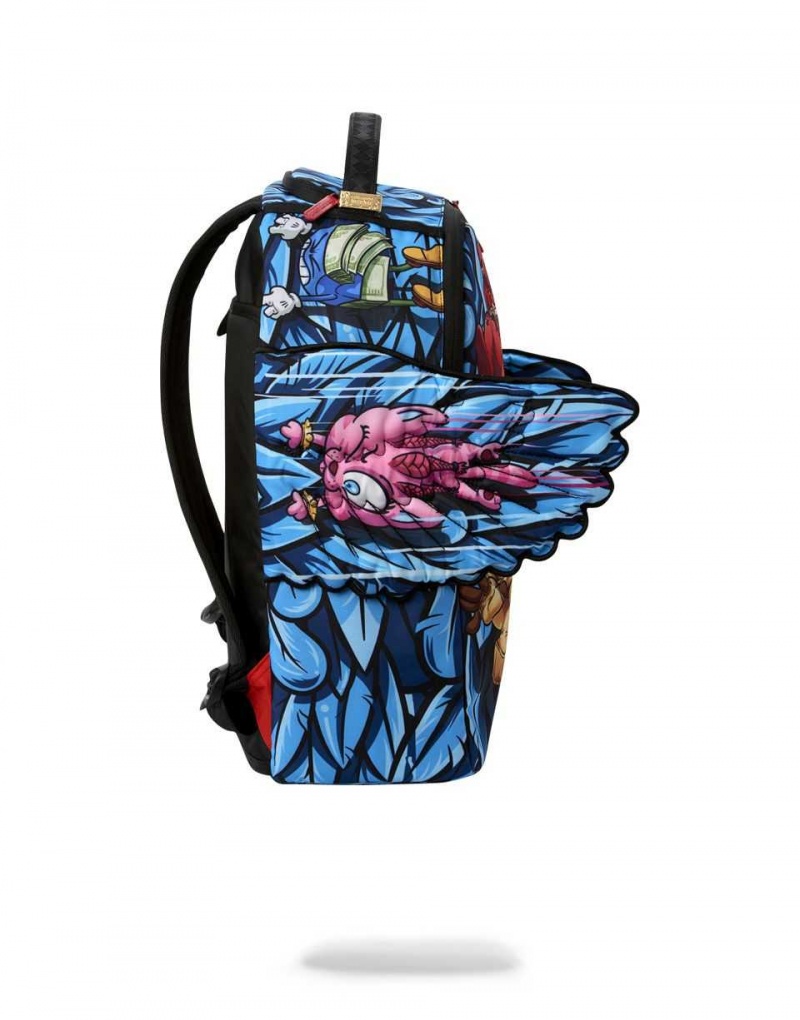 Sprayground Backpack HANG IN THERE Blue | HTICG7035