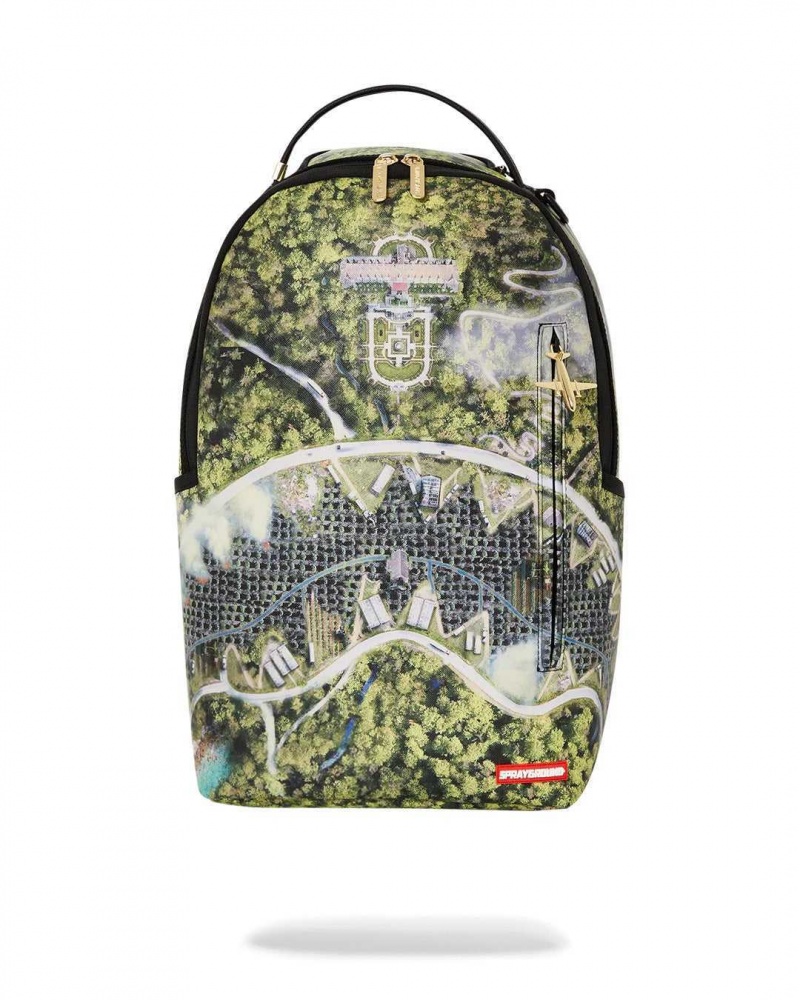 Sprayground Backpack HARVEST SEASON DLXSR BACKPACK Green | OWYZE6239