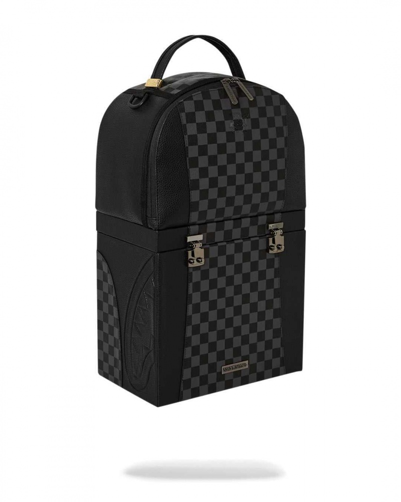 Sprayground Backpack HENNY PHANTOM HALF BOX BACKPACK Black | HEFQG5139